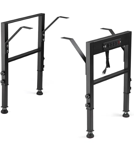 Easy Iron Table LEGS for【Outdoor/Camp】 Amazon.com: Height Adjustable Aluminum Camping Table Legs Foldable
